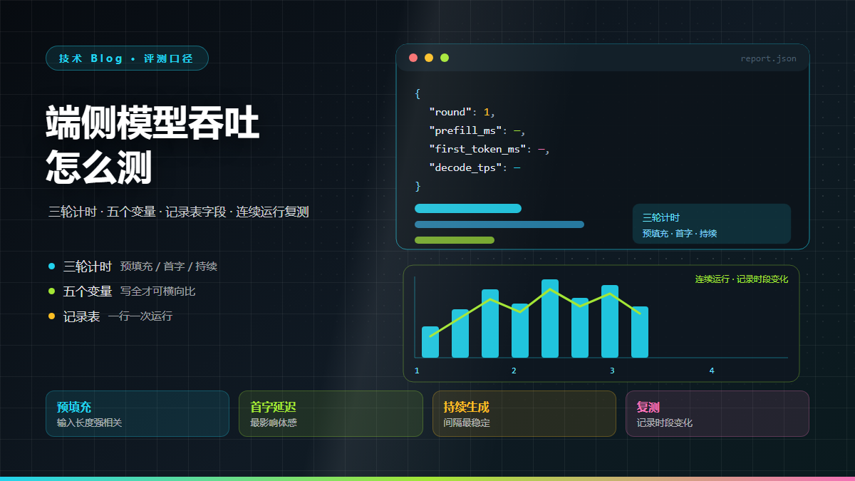 端侧模型吞吐怎么测：一套可复现的评测口径